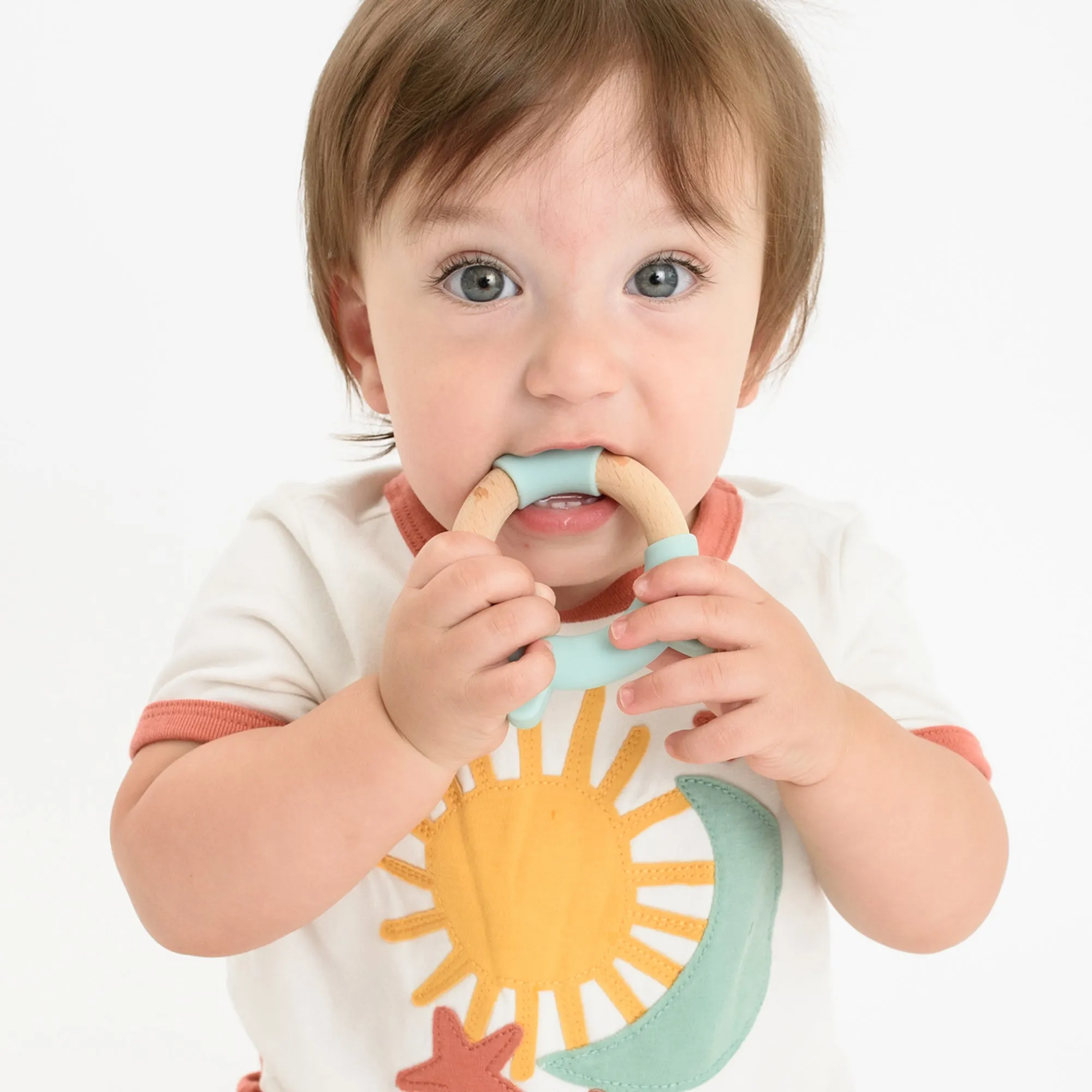 NEW! Silicone & Wood Teething Rings