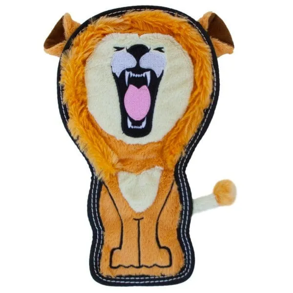 Outward Hound Tough Seamz Lion Plush Medium Dog Toy