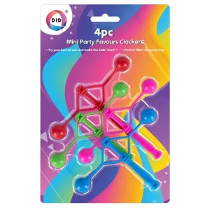 Party Favours Mini Clackers 4 Pack