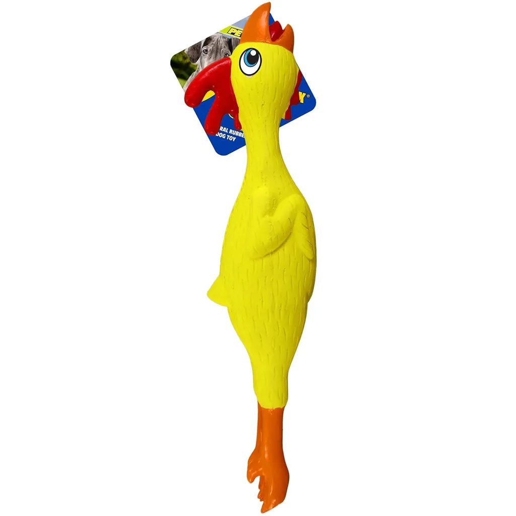 Petsport USA NaturFlex Latex Rubber Chicken Dog Toy