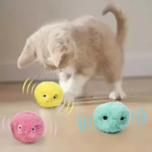 Plush Interactive Cat Toy Ball