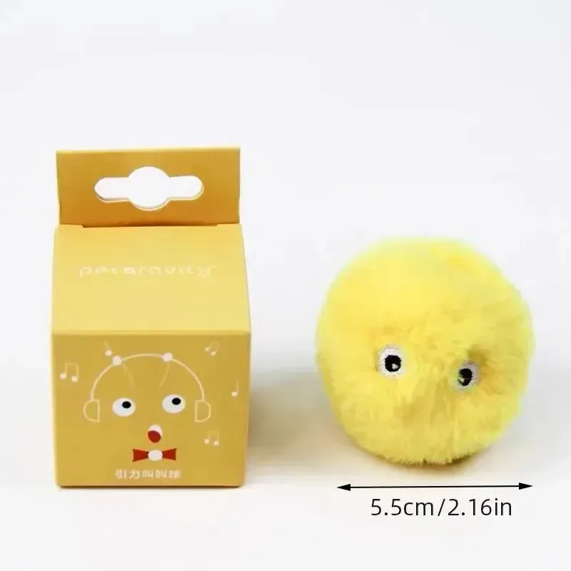 Plush Interactive Cat Toy Ball