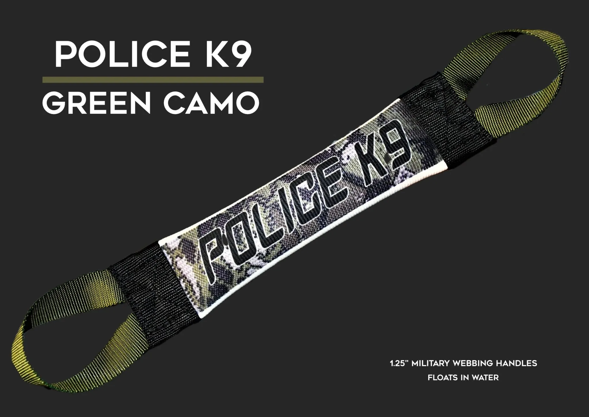 Police K9 Fire Hose Training Tug - Camo Series