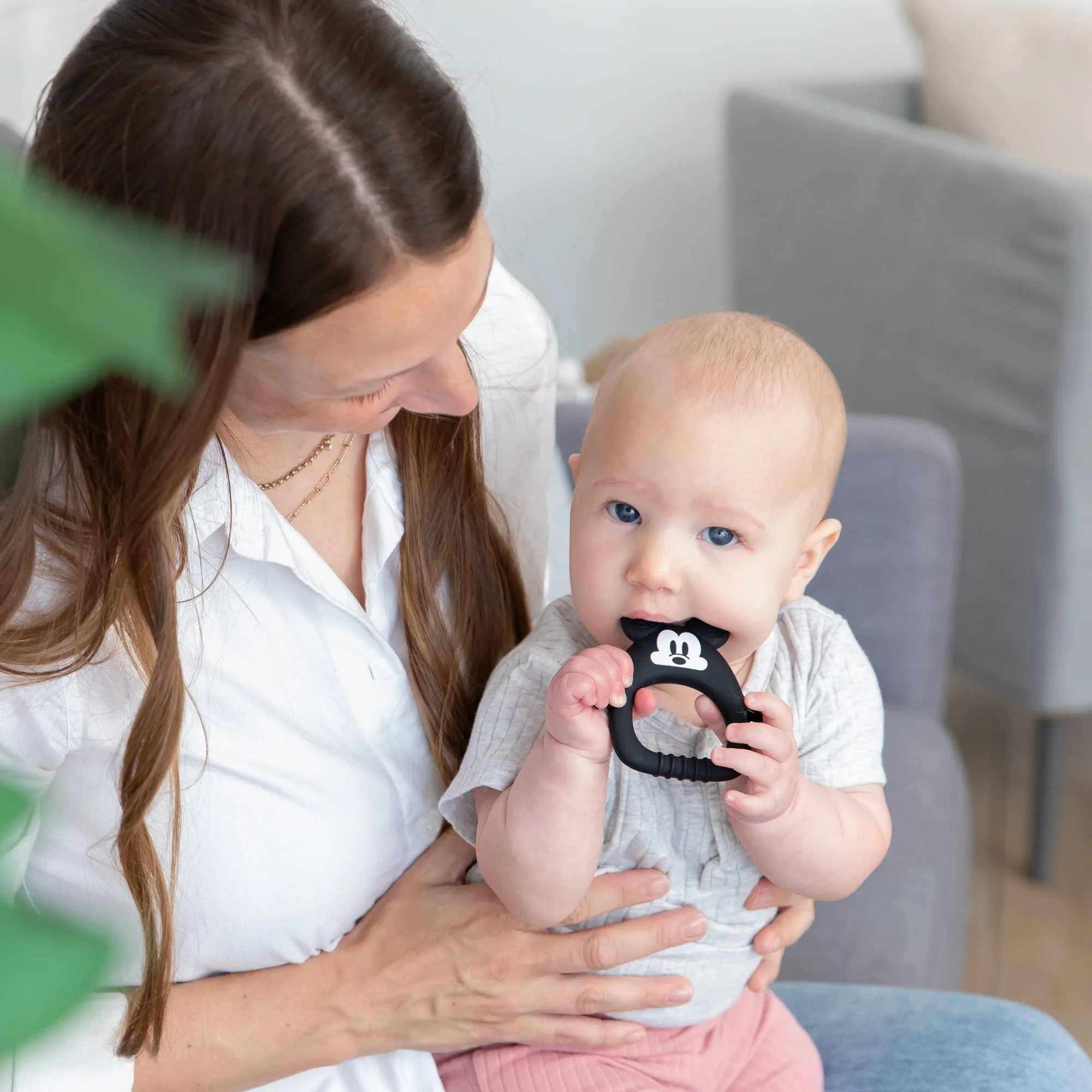 Silicone Flat Teether: Mickey Mouse