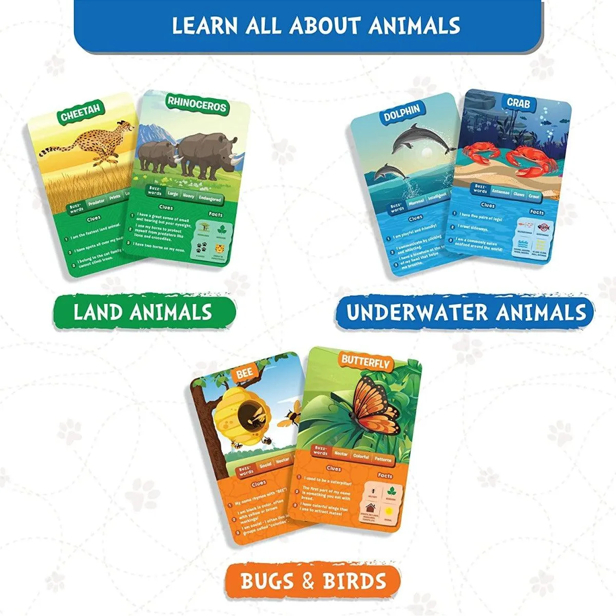 Skillmatics Board Game : Guess in 10 World of Animals - Super Fun Family Game for Ages 6 and Up