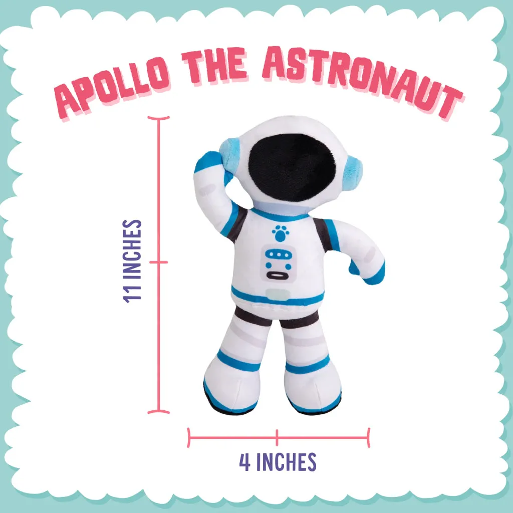 Snugarooz Apollo the Astronaut Plush Dog Toy