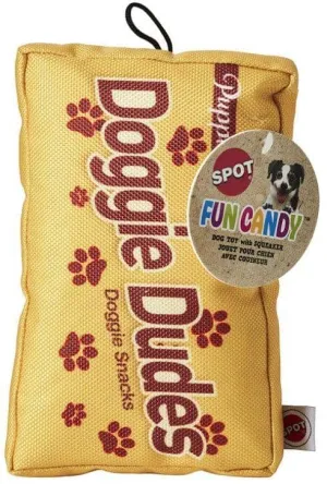 Spot Fun Candy Doggie Dudes Plush Dog Toy - 1 count