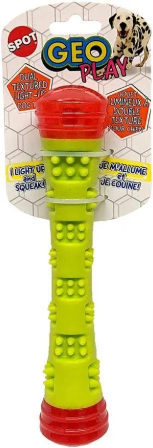 Spot Geo Play Light and Sound Stick Medium Dual Texure Dog Toy Assorted - 1 count