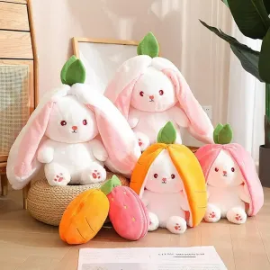 SUPPER SOFT STRAWBERRY RABBIT SOFT TOY