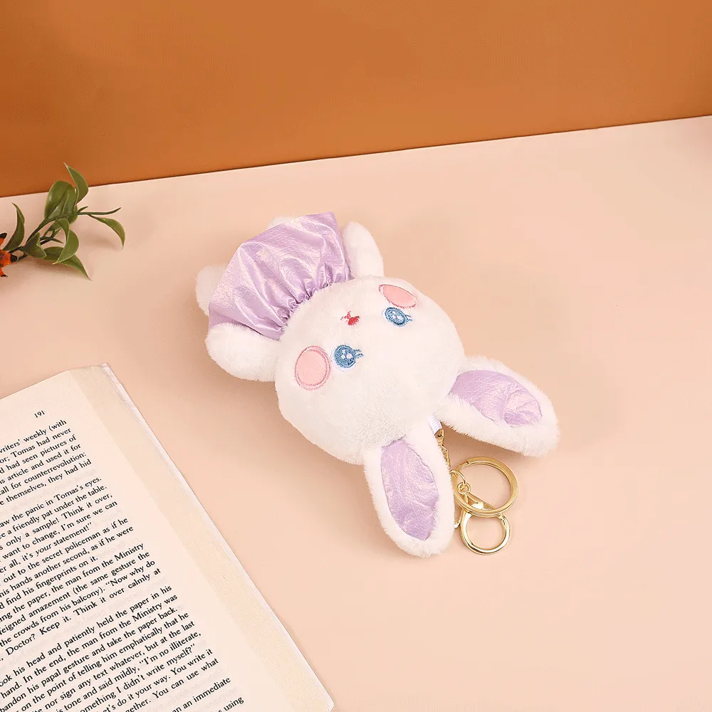 Sweet hare anime plush keychain.