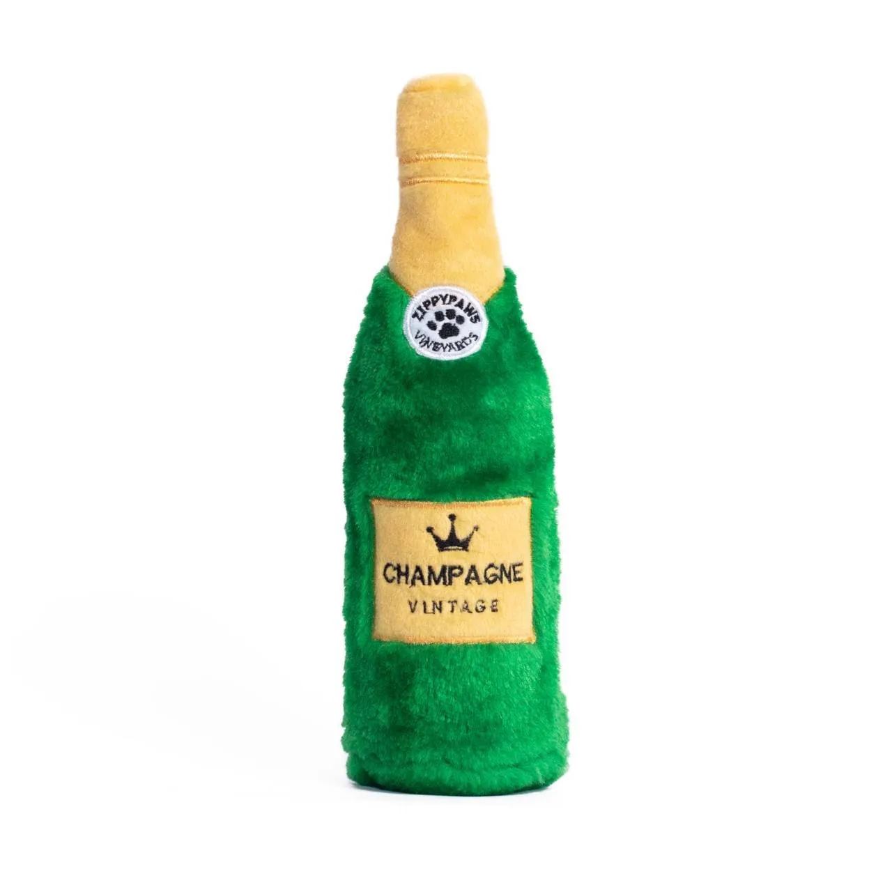 Zippy Paws Happy Hour Crusherz Bottle Dog Toy - Whiskey